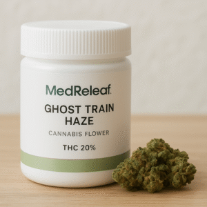 MedReleaf Ghost Train Haze strain Australia