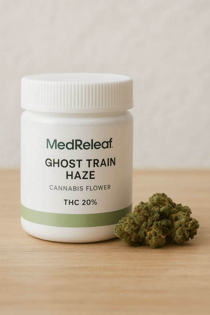 MedReleaf Ghost Train Haze strain Australia