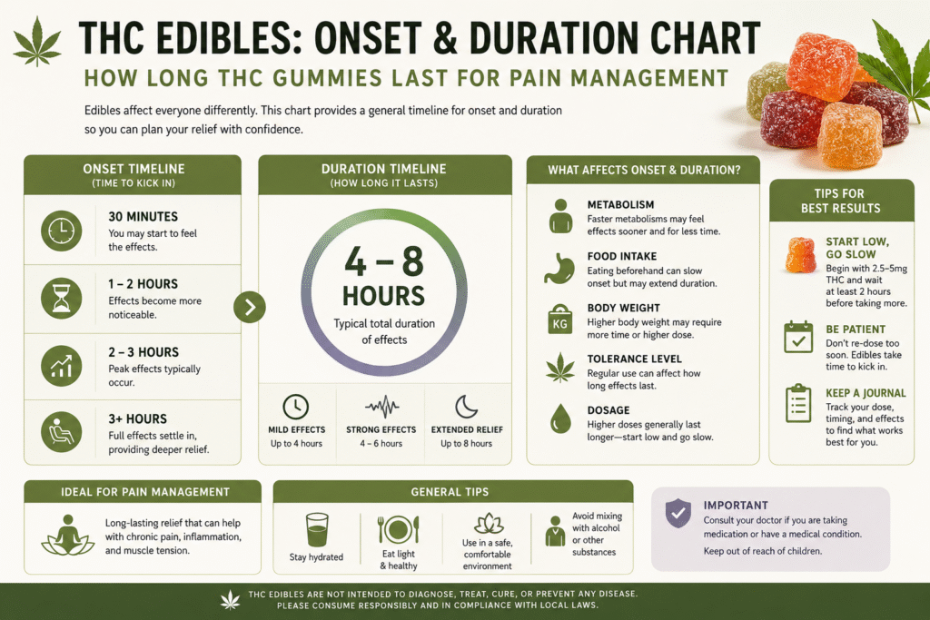 THC edibles for chronic pain