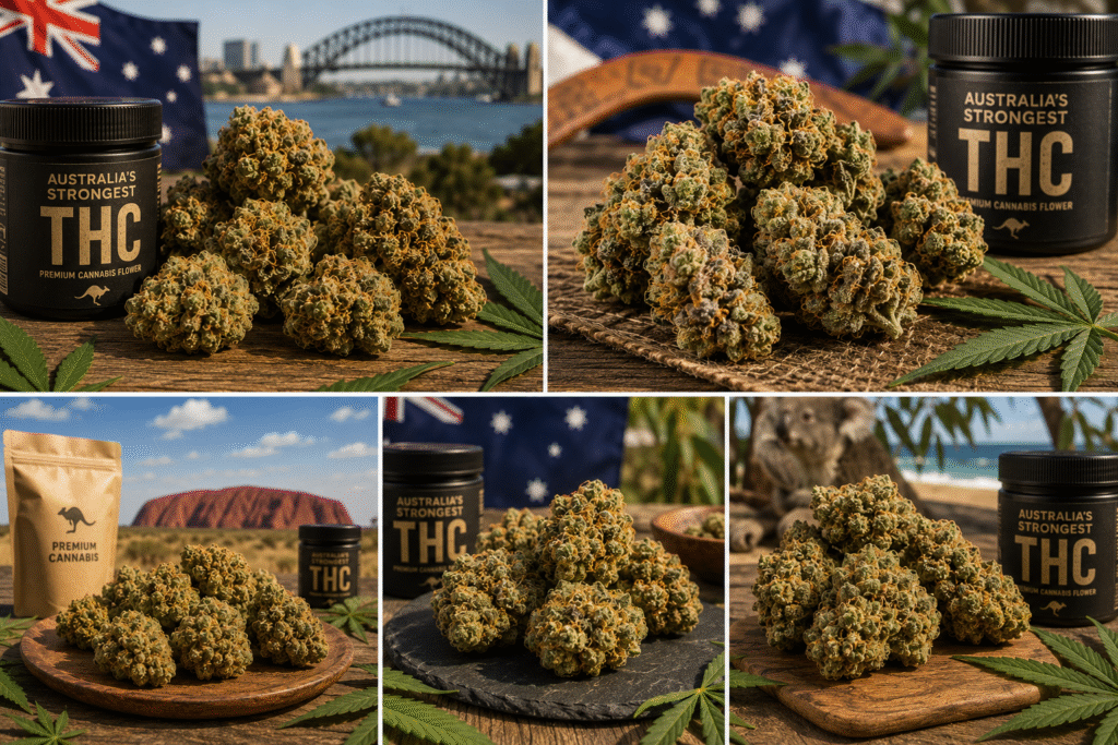 strongest THC flower strains