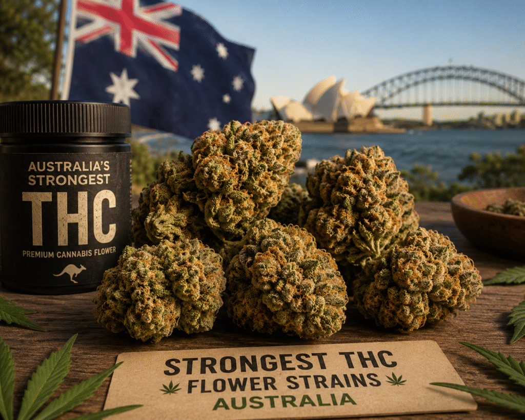 strongest THC flower strains
