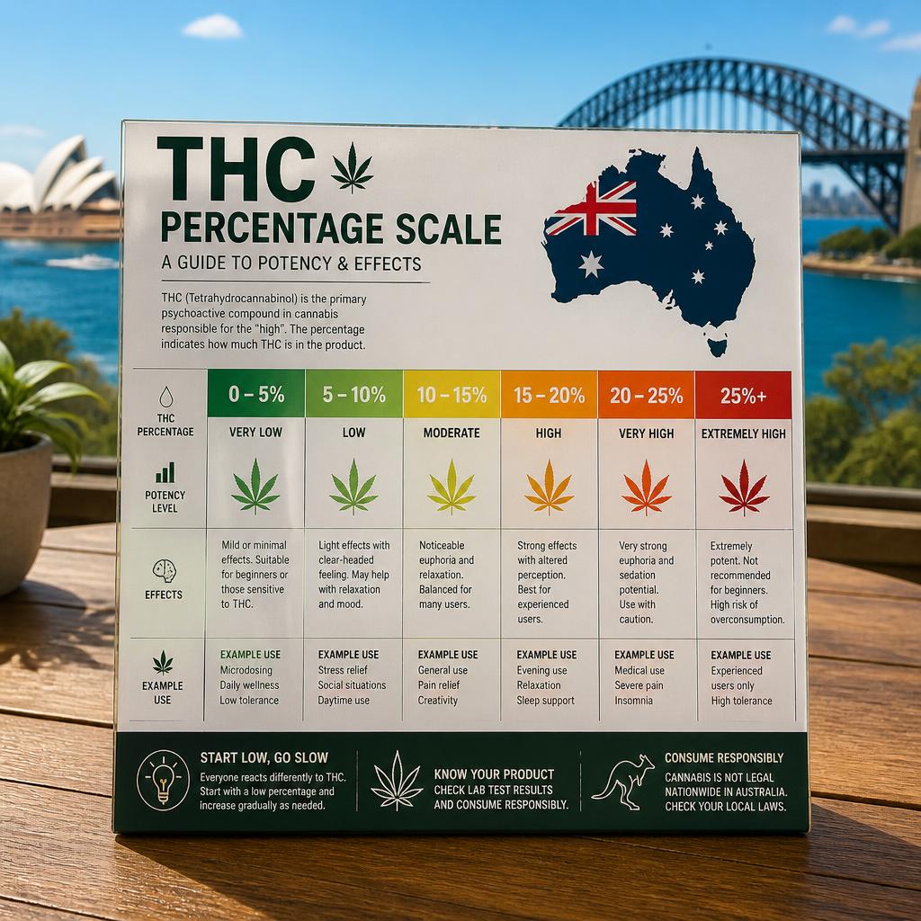 how THC percentage impacts your experience